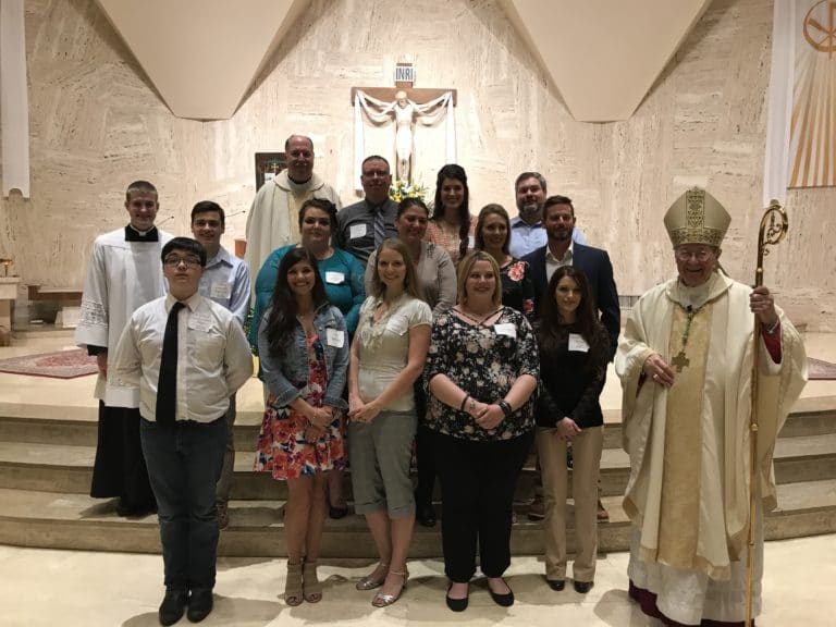 RCIA with Bishop Gaydos at the Cathedral of St. Joseph